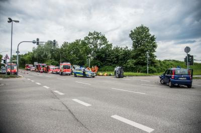 Wernau: Mehrere Verletzte nach schwerem Kreuzungscrash